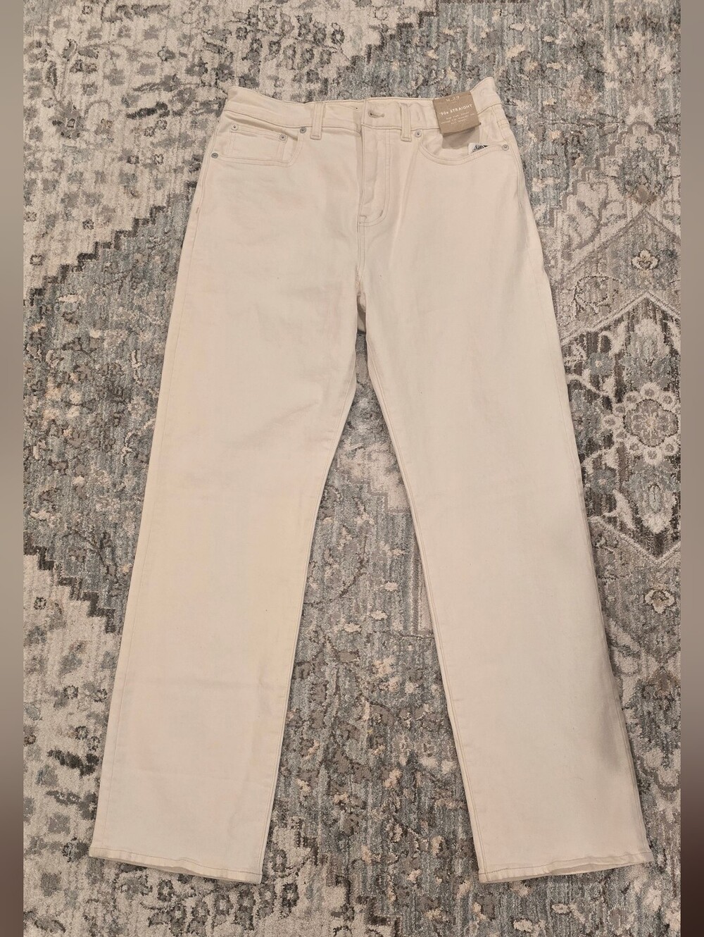 Madewell Cream Straight High Rise Jeans W 29 Brand New With Tags